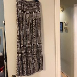 Long maxi skirt